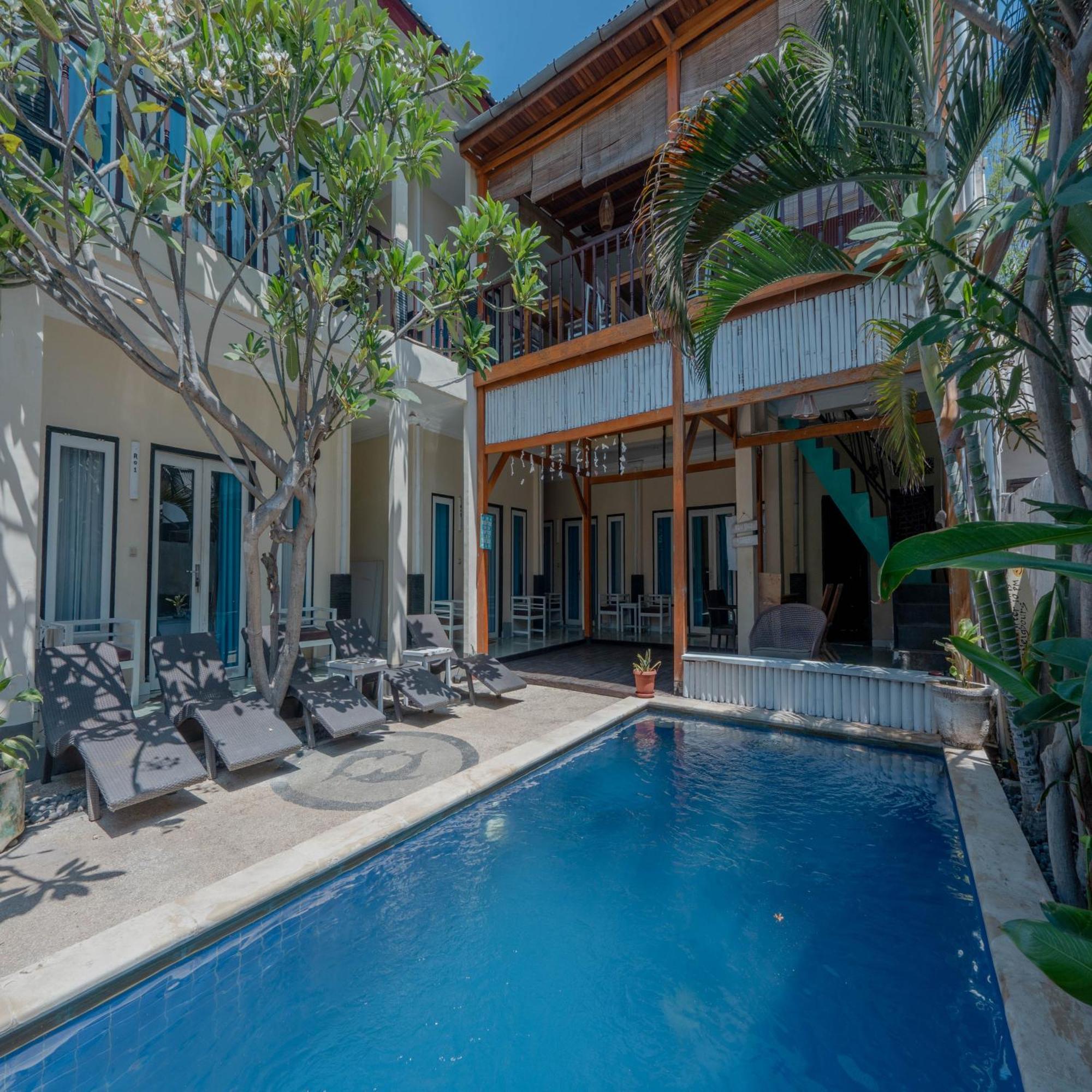 Gili White Bamboo Resort Gili Trawangan Eksteriør bilde